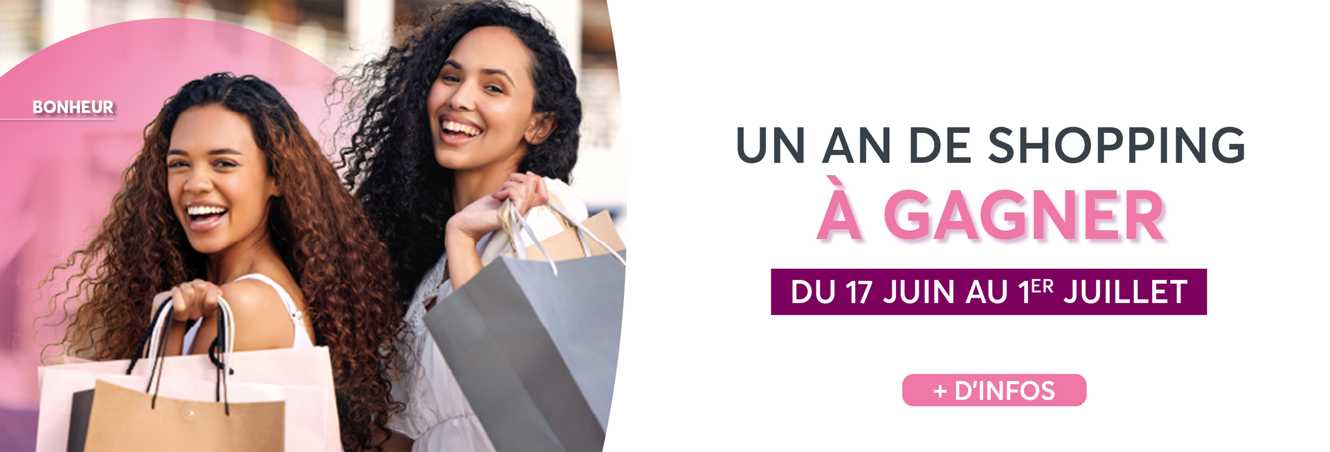 Un an de shopping à gagner du 17 juin au 1er juillet 2026 dans votre centre commercial Aushopping Blois Vineuil !