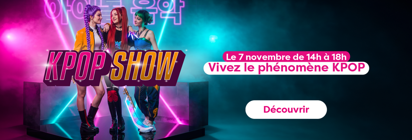 Profitez de votre événement Kpop le 7 novembre de 14H à 18H dans votre centre commercial Aushopping Blois Vineuil