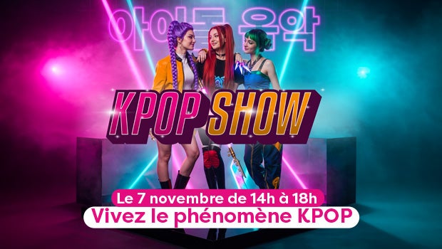 Profitez de votre événement Kpop le 7 novembre de 14H à 18H dans votre centre commercial Aushopping Blois Vineuil