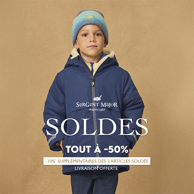 SOLDES : Tout à -50% !
